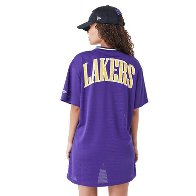 Neu Era NBA Team LA Lakers Damen Mesh Kleid T-Shirt