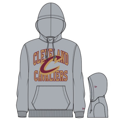 Neu Era NBA23 Cleveland Cavaliers zu Pullover Hoodie