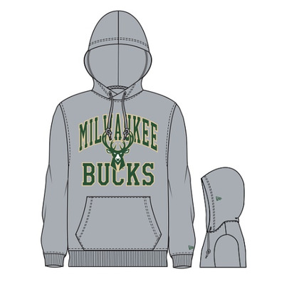 Neu Era NBA23 Milwaukee Bucks to Pullover Hoodie