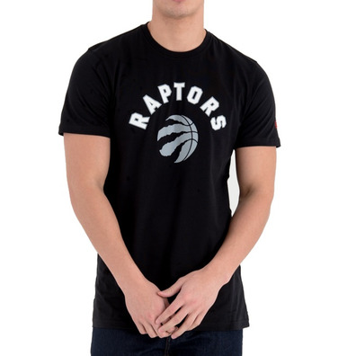 New Era Team Logo Toronto Raptors Tee "Schwarz"