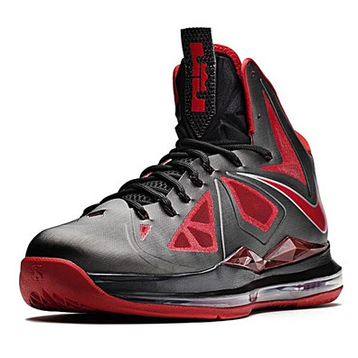 Lebron X "BlacRed Diamond" (006/black/red)