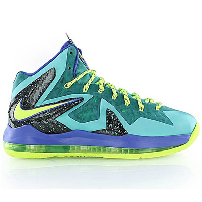 Lebron X P.S. Elite "Miami Dade" (300/turquesa/volt/violett)