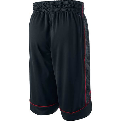 Kurzer Lebron Halbdruck (010/negro/rojo)