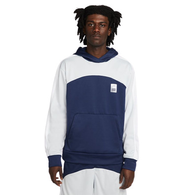 Nike Basketball Therma-FIT Starting 5 Pullover Hoodie "Navy-Grey"