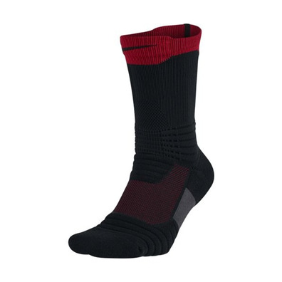 Nike Calcetines Elite Versatility Crew (010/schwarz/Universität rot/schwarz)