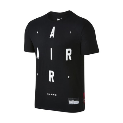 Nike Camiseta Air Brand Mark 2 (010/schwarz/weiß)