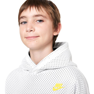 Nike Kultur des Basketball Kids Reversible Hoodie "Black"