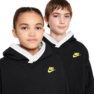 Nike Kultur des Basketball Kids Reversible Hoodie "Black"