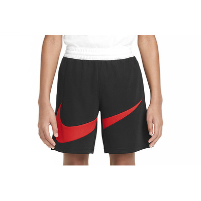 Nike Dri-Fit Basketball Shorts "Black-University Red"