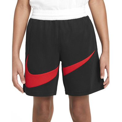 Nike Dri-Fit Basketball Shorts "Black-University Red"