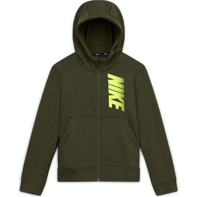 Nike Dri-FIT Kinder Fleece Graphic Full-Zip Hoodie