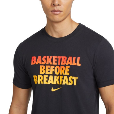 Nike Dri-FIT Herren Basketball Frühstück T-Shirt "Black"