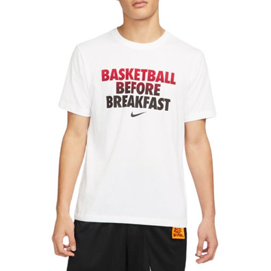 Nike Dri-FIT Herren Basketball Frühstück T-Shirt "White"