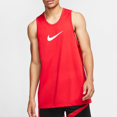 Nike Dri-FIT Herren Basketball SS Top "University Red"