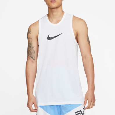 Nike Dri-FIT Herren Basketball SS Top "White"