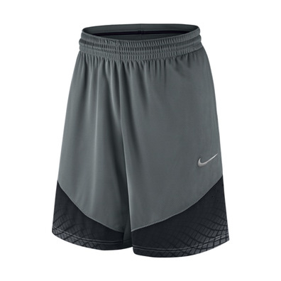 Nike Elite Basketball Short (065/cool grau/schwarz/metallic silber)