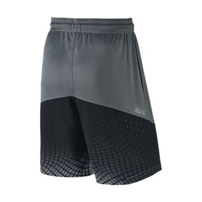 Nike Elite Basketball Short (065/cool grau/schwarz/metallic silber)