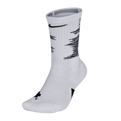 Nike Elite Graphic Crew Basketball Sock (100)