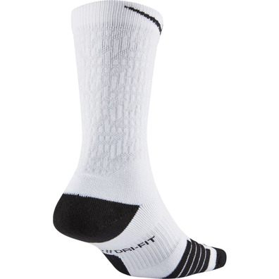 Nike Giannis Elite Basketball Crew Socken "White Black"