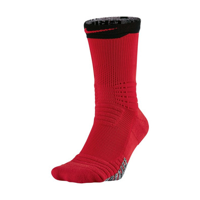 Nike Grip Vielseitigkeit Crew Basketball Socken rot