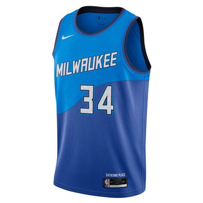 Nike Kids NBA Milwaukee Antetokounmpo #34 City Edition Swingman