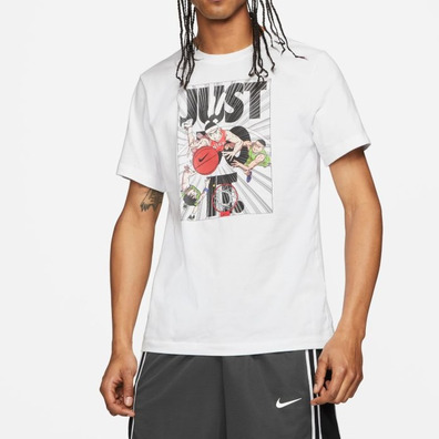 Nike Manga Just Do It Herren Basketball T-Shirt "White"