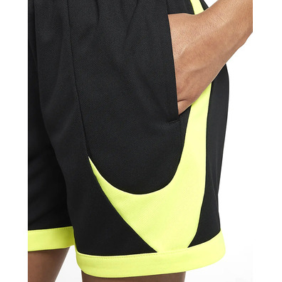 Nike Kids Swoosh Multi+ Dri Fit Short "Black Volt"