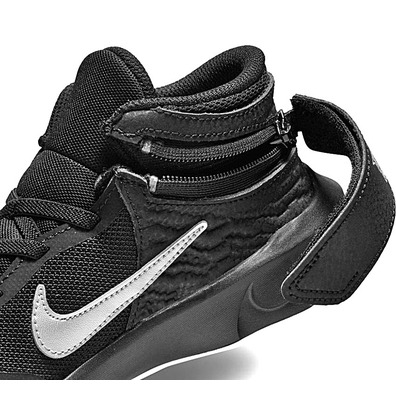 Nike Team Hustle D 10 FlyEase (GS) "Black"