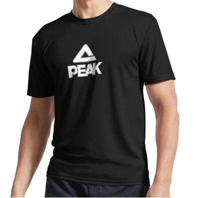 Camiseta Adulto/Niñ@ Peak Sport Basketball Rundhalsausschnitt Big Graphic "Black"