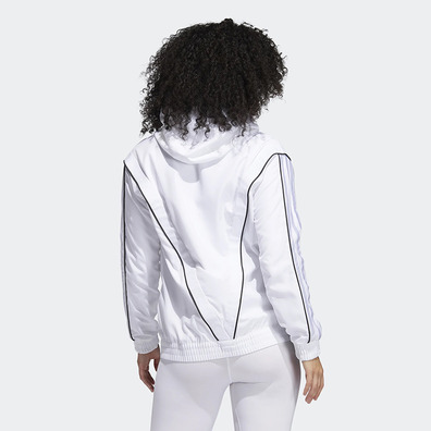 Adidas Women Podium Basketball Jacke "White"