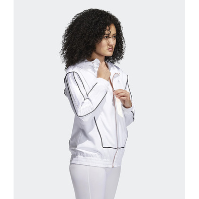 Adidas Women Podium Basketball Jacke "White"