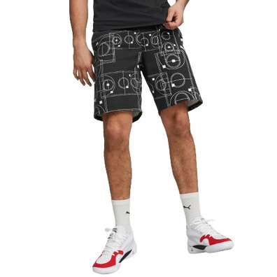 Puma Basketball Courtside Booster Short "Black"