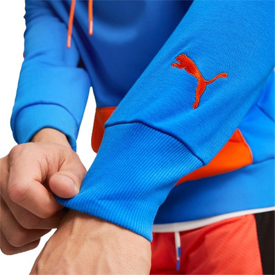 Puma Basketball LaMelo Colorblock Hoodie "Ultra Blue"