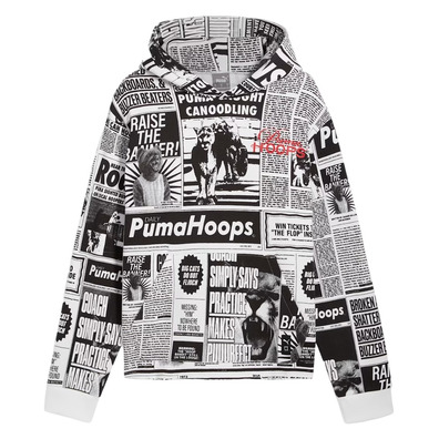 Puma Basketball Medien Tag Hoodie "Black-White"