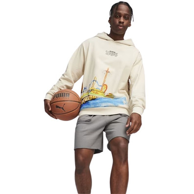 Puma Basketball Showtime Hoodie "Alpine Snow"