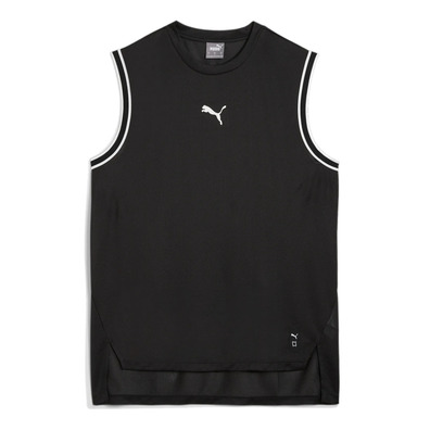 Puma Basketball gewinnen Shot Mesh Tank "Schwarz"