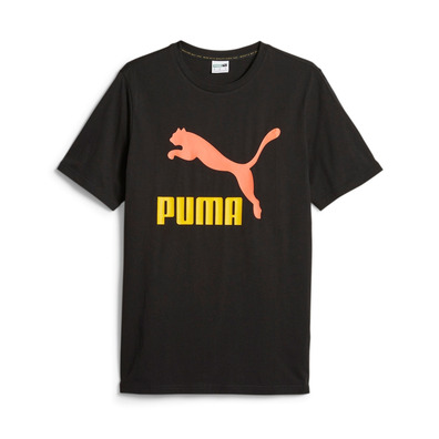 Puma Classics Logo Tee "Black-Hot Wärme"