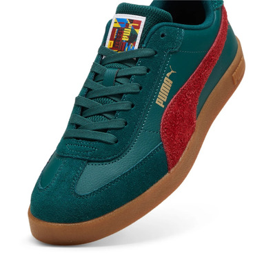 Puma Club II Jahr des Sports "Dark Myrtle-Intense Red-Gum"