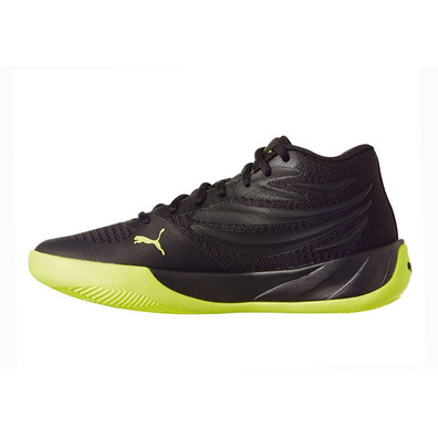 Puma Court Pro Junior "Black Electric Lima"