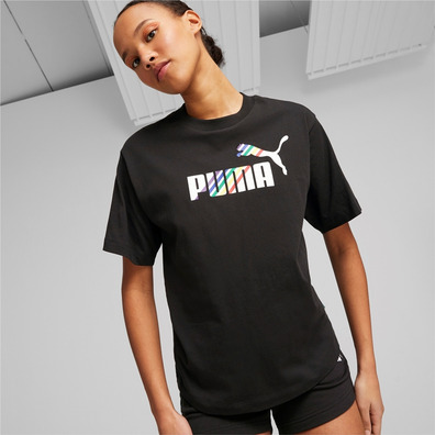 Puma ESS+ LOVE IS LOVE Relaxed Tee"Schwarz"