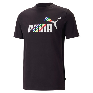 Puma ESS+ LOVE IS LOVE Tee "Schwarz"