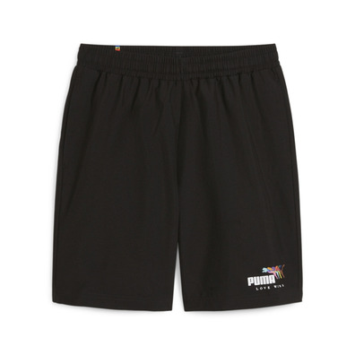 Puma ESS+ LOVE WINS Woven Shorts 8\\'\' "Black"