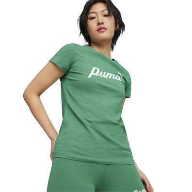 Puma ESS+ Script Tee "Archive Green"