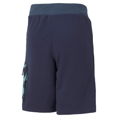 Puma Junior Alpha Cargo Sweat Shorts TR "Peacoat"