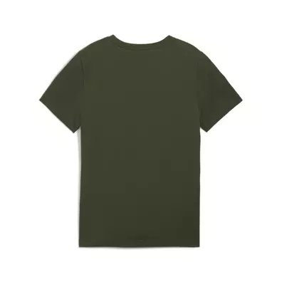 Puma Kinder ESS+ 2 Col Logo Tee B "Dark Olive"