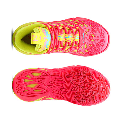 PUMA LaMelo Ball MB.04 1Love Junior "Pink Alert-Yellow"