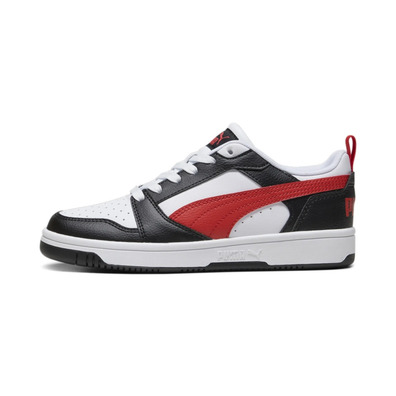 Puma Rebound V6 Lo Jr "White-For All Time Red-Black"