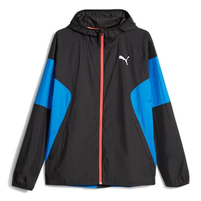 Puma Run Leichte Jacke "Black-Ultra Blue"