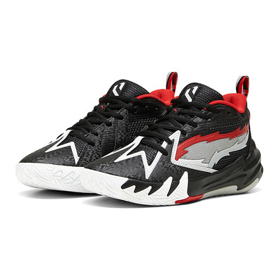 Puma Scoot Zeros O.D.D. City Junior "Black All Time Red"