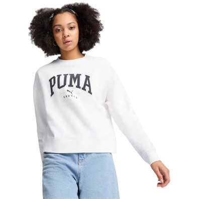 Puma SQUAD Crew FL "Weiß"